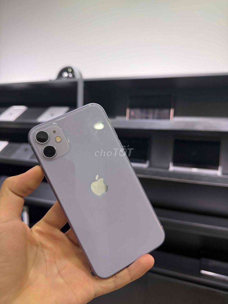 Apple iPhone 11 Tím Đã qua sử dụng. Mua bán Điện thoại tại Quận Đống Đa Hà Nội được đăng bởi Trần Trọng Nghĩa  hình 1