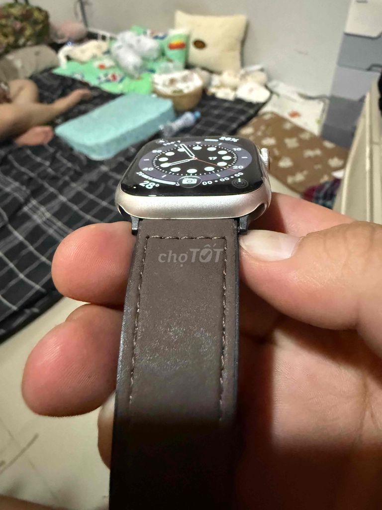 Apple Watch Series 9 GPS + Cellular Bạc Mỹ. Mua bán Thiết bị đeo thông minh tại Huyện Bình Chánh Tp Hồ Chí Minh được đăng bởi Ngoc Trung hình 1