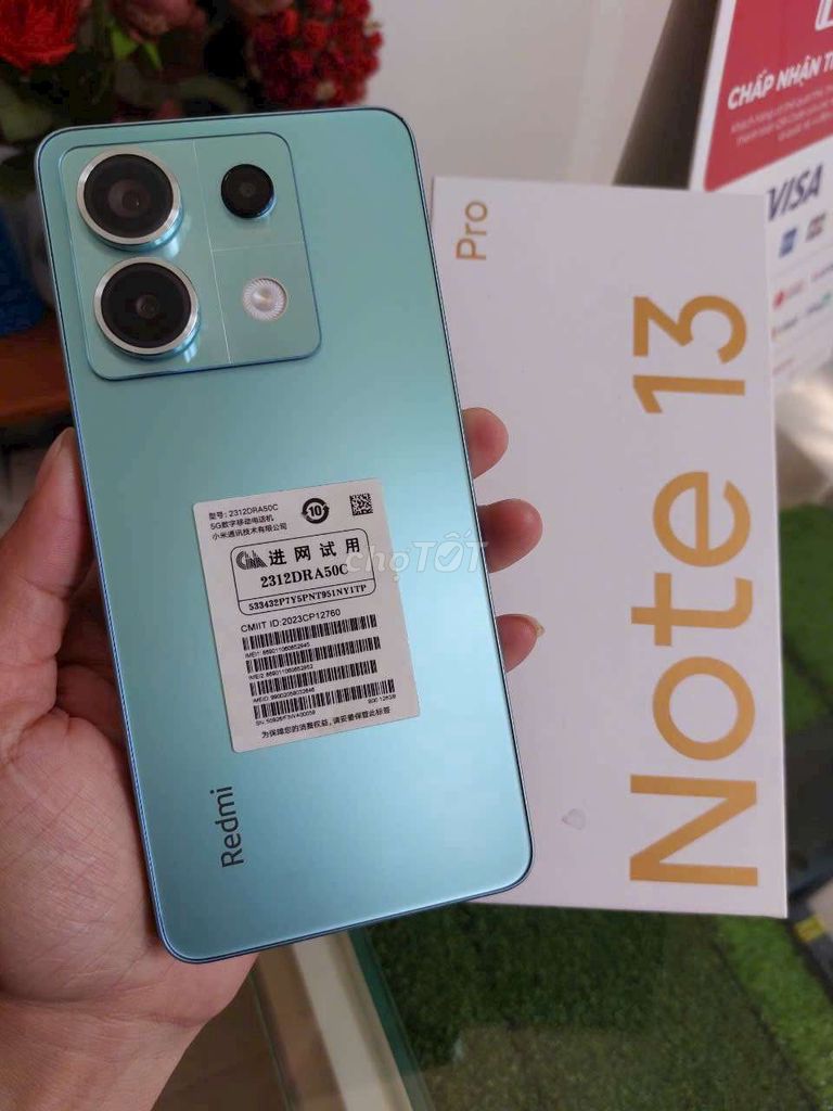 Xiaomi Redmi Note 13 pro 5G Fullbox , Cấu Hình Cao