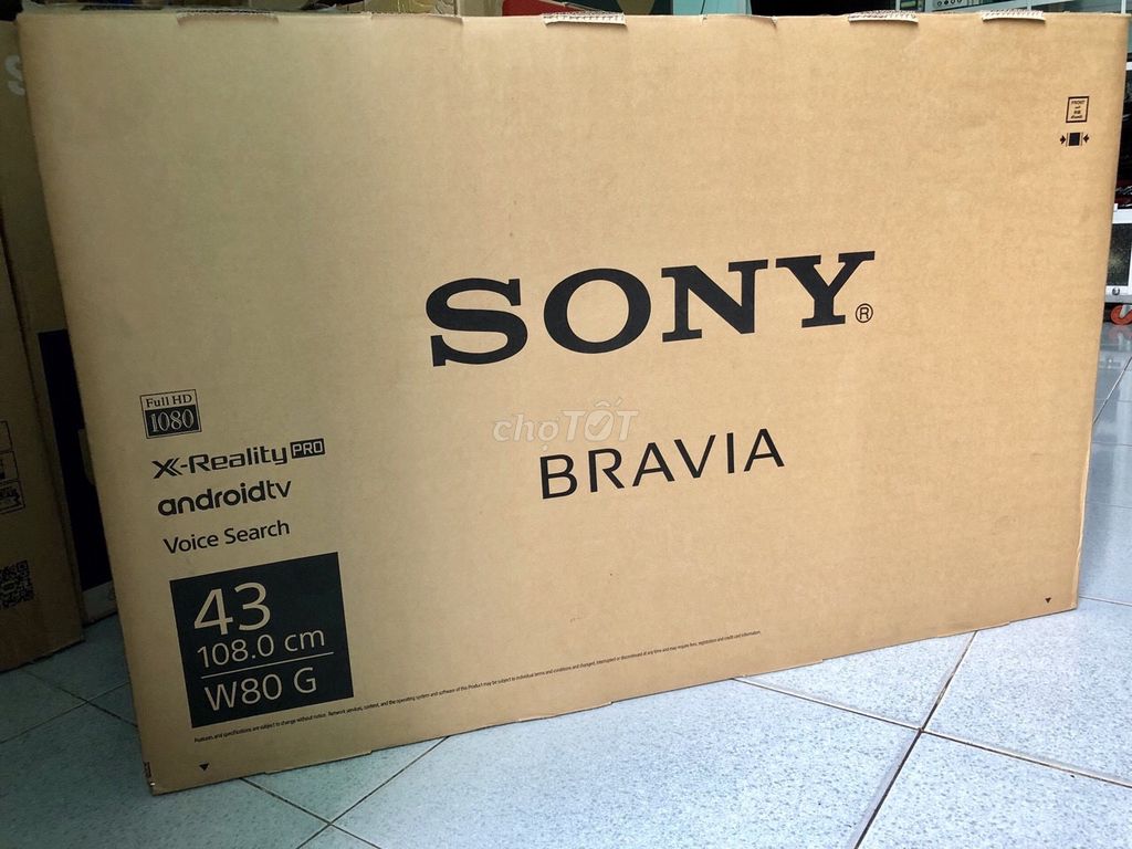 0907427189 - Tivi Sony 43W800G Giọng nói, như mới, BH 22TH