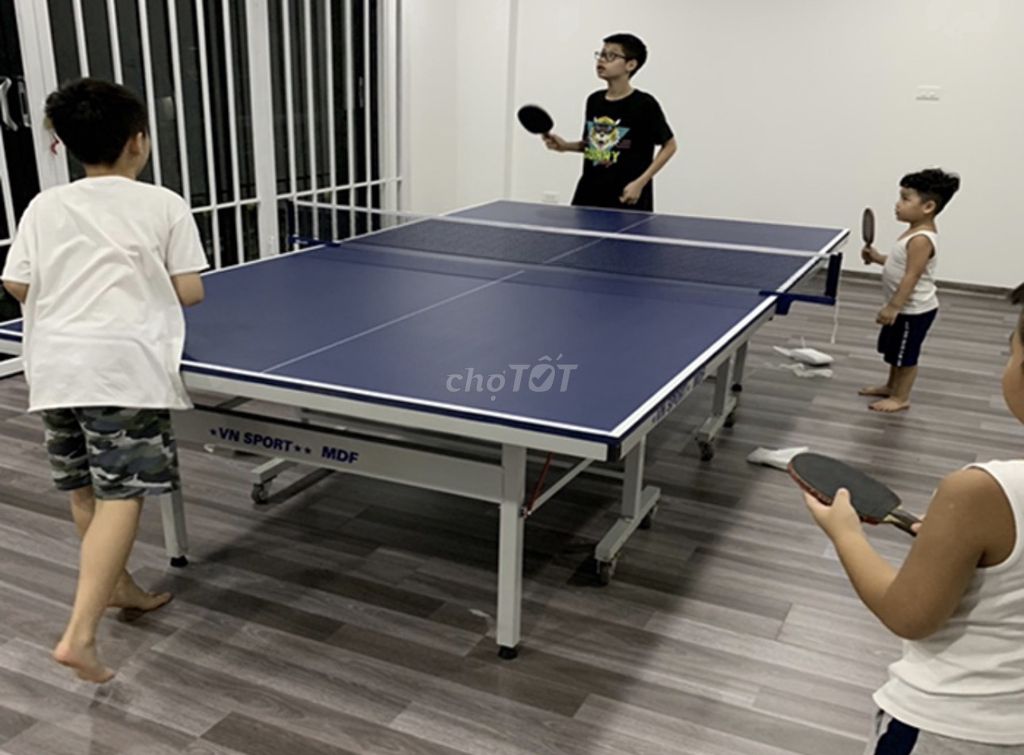 Bàn bóng bàn VN Sport MDF Xanh dương. Mua bán Đồ thể thao, Dã ngoại tại Huyện Sóc Sơn Hà Nội được đăng bởi Nga Trịnh Shop hình 1