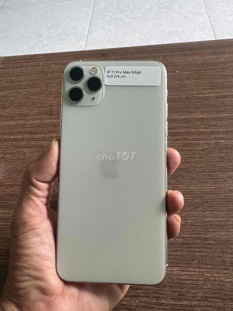Apple iPhone 11 Pro Max 64GB trắng. Mua bán Điện thoại tại Thị xã Tân Uyên Bình Dương được đăng bởi dinh hình 1