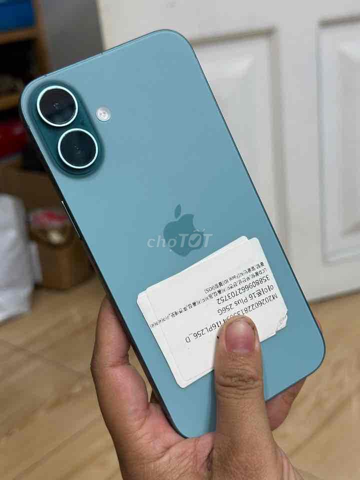 Apple iPhone 16 Plus 256GB Xanh. Mua bán Điện thoại tại Thành phố Biên Hòa Đồng Nai được đăng bởi Táo dạo hình 1