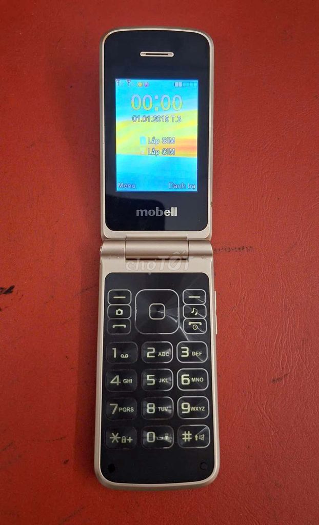 Mobell Điện thoại gập Vàng đồng. Mua bán Điện thoại tại Quận 12 Tp Hồ Chí Minh được đăng bởi Việt hình 1