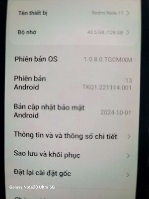 Xiaomi Redmi Note 11 Đen 64GB