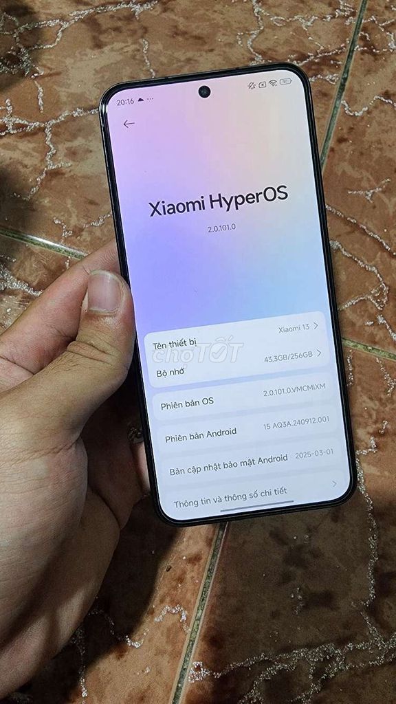 Xiaomi 13 12GB/256GB Đen. Mua bán Điện thoại tại Quận 8 Tp Hồ Chí Minh được đăng bởi Khang hình 1