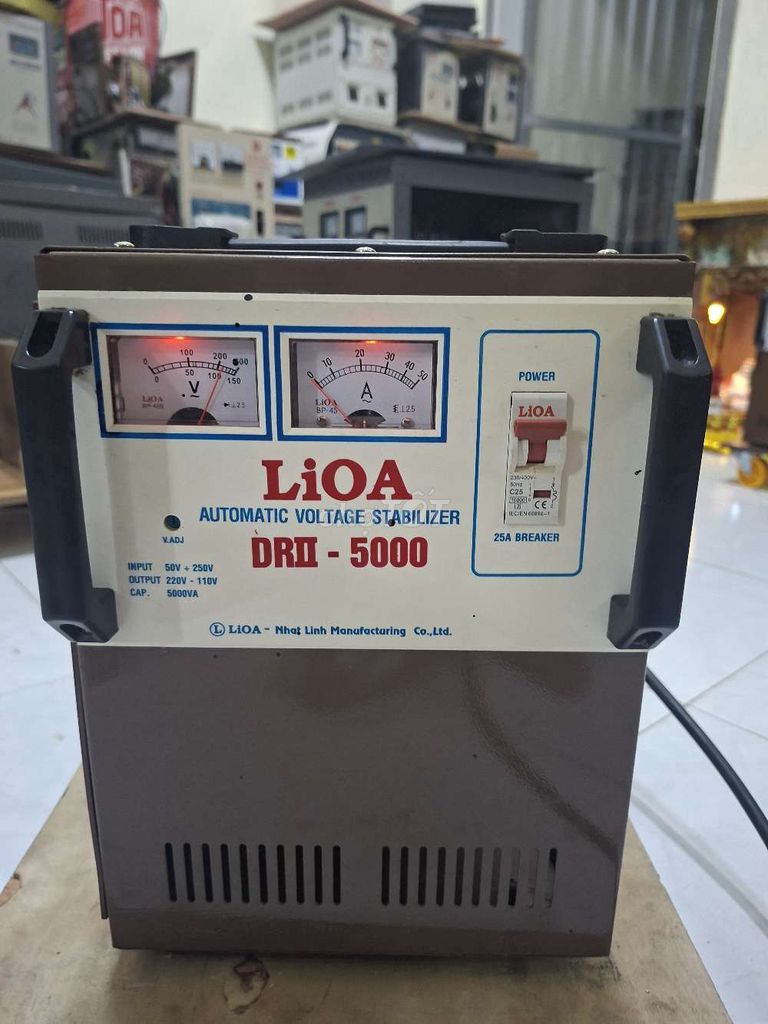 Ổn áp Lioa DRII-5000 5000VA. Mua bán Đồ chuyên dụng, Giống nuôi trồng tại Huyện Bến Lức Long An được đăng bởi Tình Tuân Group hình 1