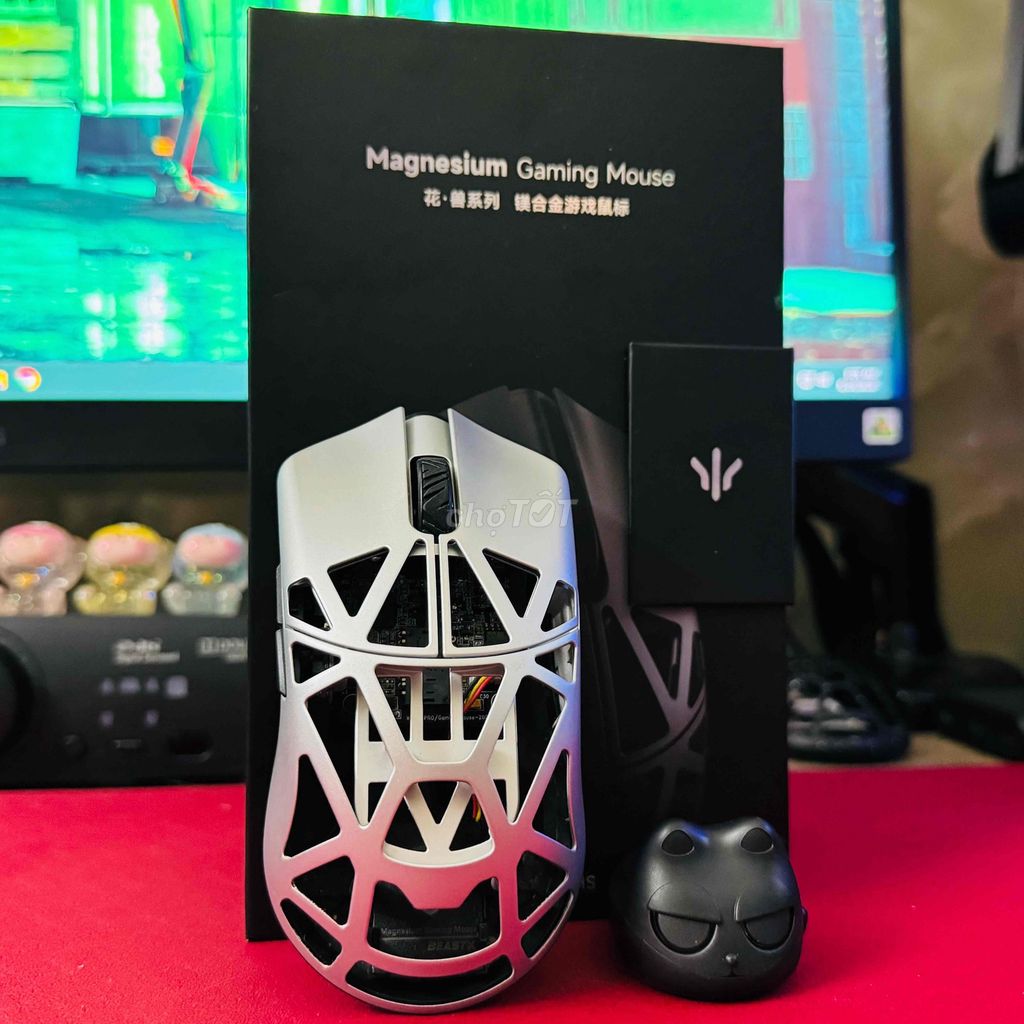 Chuột gaming Beast X Mini Pro 8K Bạc cũ. Mua bán Phụ kiện (Màn hình, Chuột...) tại Quận Gò Vấp Tp Hồ Chí Minh được đăng bởi Nguyễn Long hình 1