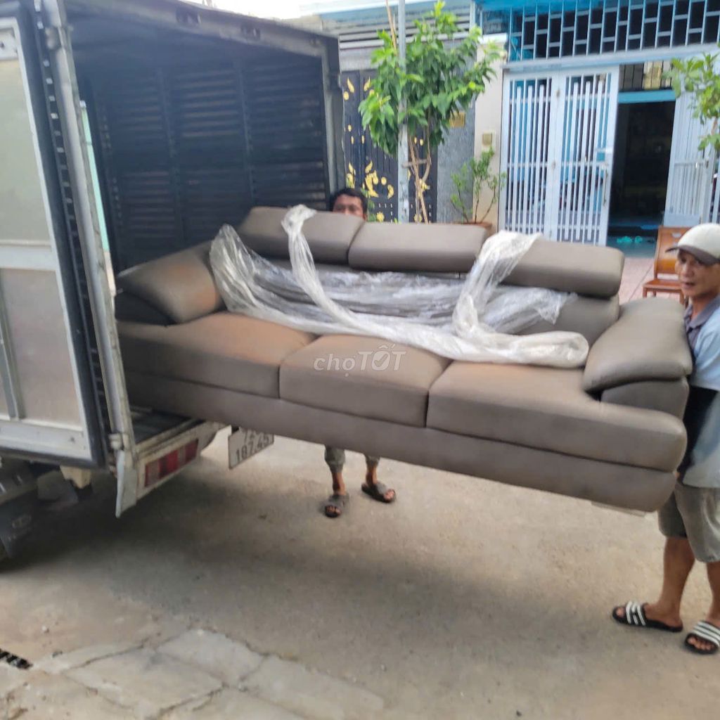 Thanh lý Băng ghế sofa bọc da 3 chỗ ngồi giá rẻ