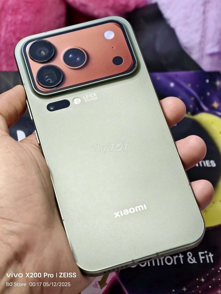 ⭐ Xiaomi 17 Pro Max (12/512) Pin 100 - Máy Đẹp 99%. Mua bán Điện thoại tại Quận Ninh Kiều Cần Thơ được đăng bởi BƠ STORE ĐIỆN THOẠI XÁCH TAY CN CẦN THƠ hình 1