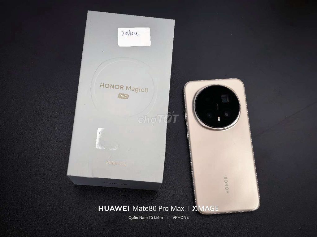 Honor Magic 8 Pro 16GB/512GB Vàng Đã sử dụng. Mua bán Điện thoại tại Quận Nam Từ Liêm Hà Nội được đăng bởi Quốc Việt hình 1