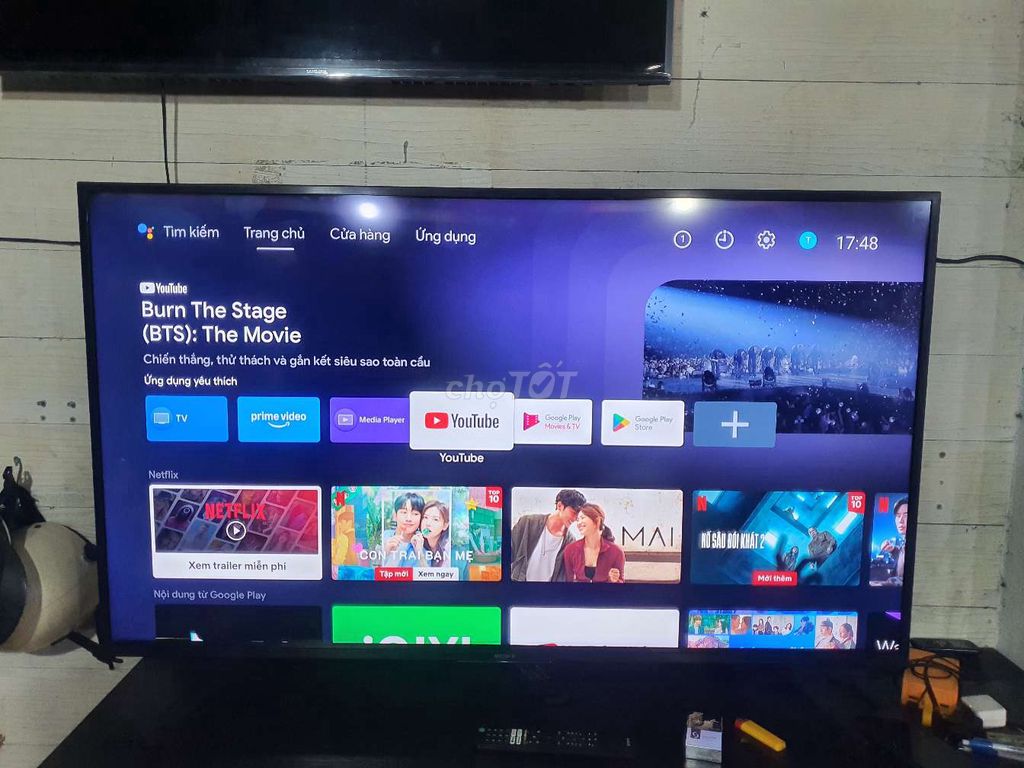 Smart Tivi Sony 55" đời 2021 chạy Android