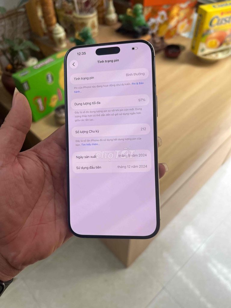 iPhone 16 Pro Max 256GB Mỹ 98.5%. Mua bán Điện thoại tại Quận Nam Từ Liêm Hà Nội được đăng bởi Tú hình 1