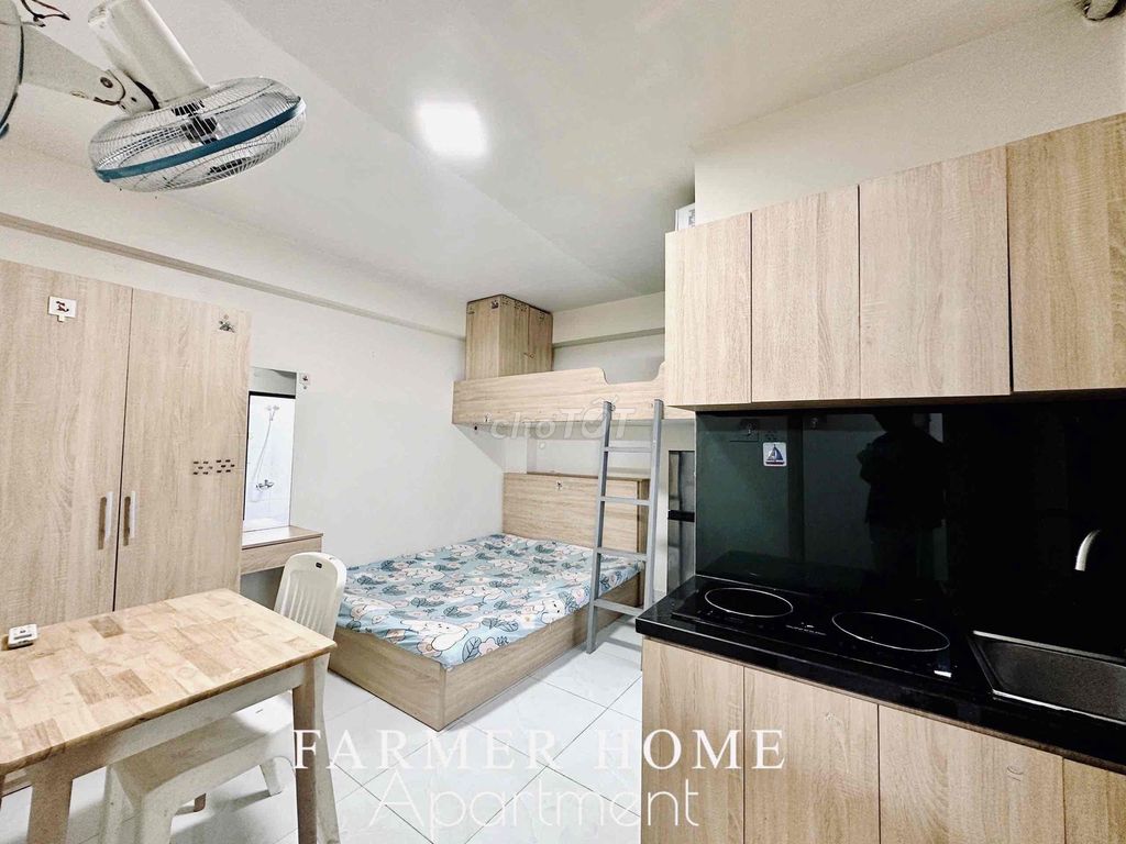 CHÍNH CHỦ TRỐNG SẴN PHÒNG SUDIO FULL NỘI THẤT  NGAY ĐHVĂN HIẾN TÂN PHÚ