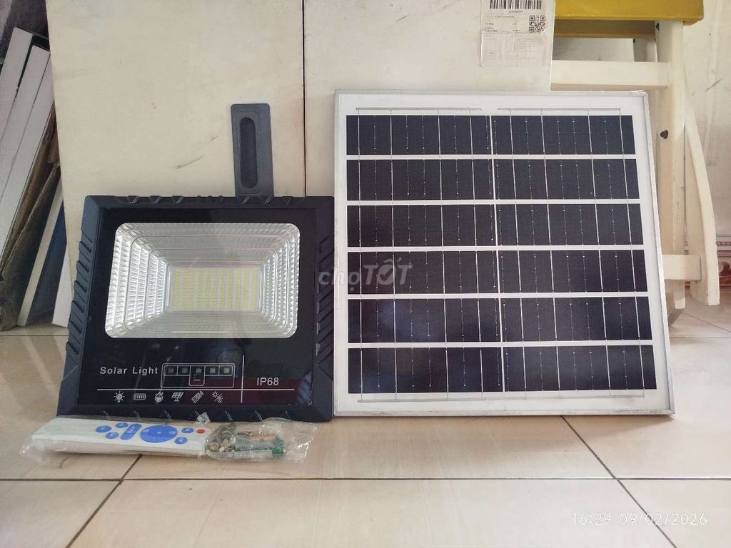 Đèn pha năng lượng 100W siêu sáng. Mua bán Đèn tại Thành phố Tân An Long An được đăng bởi TBCN Bình Tâm hình 1