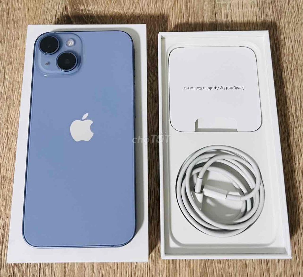 iPhone 14 128GB Blue FULLBOX keng BH APPLE 09/2024. Mua bán Điện thoại tại Quận 10 Tp Hồ Chí Minh được đăng bởi iStockHCM hình 1