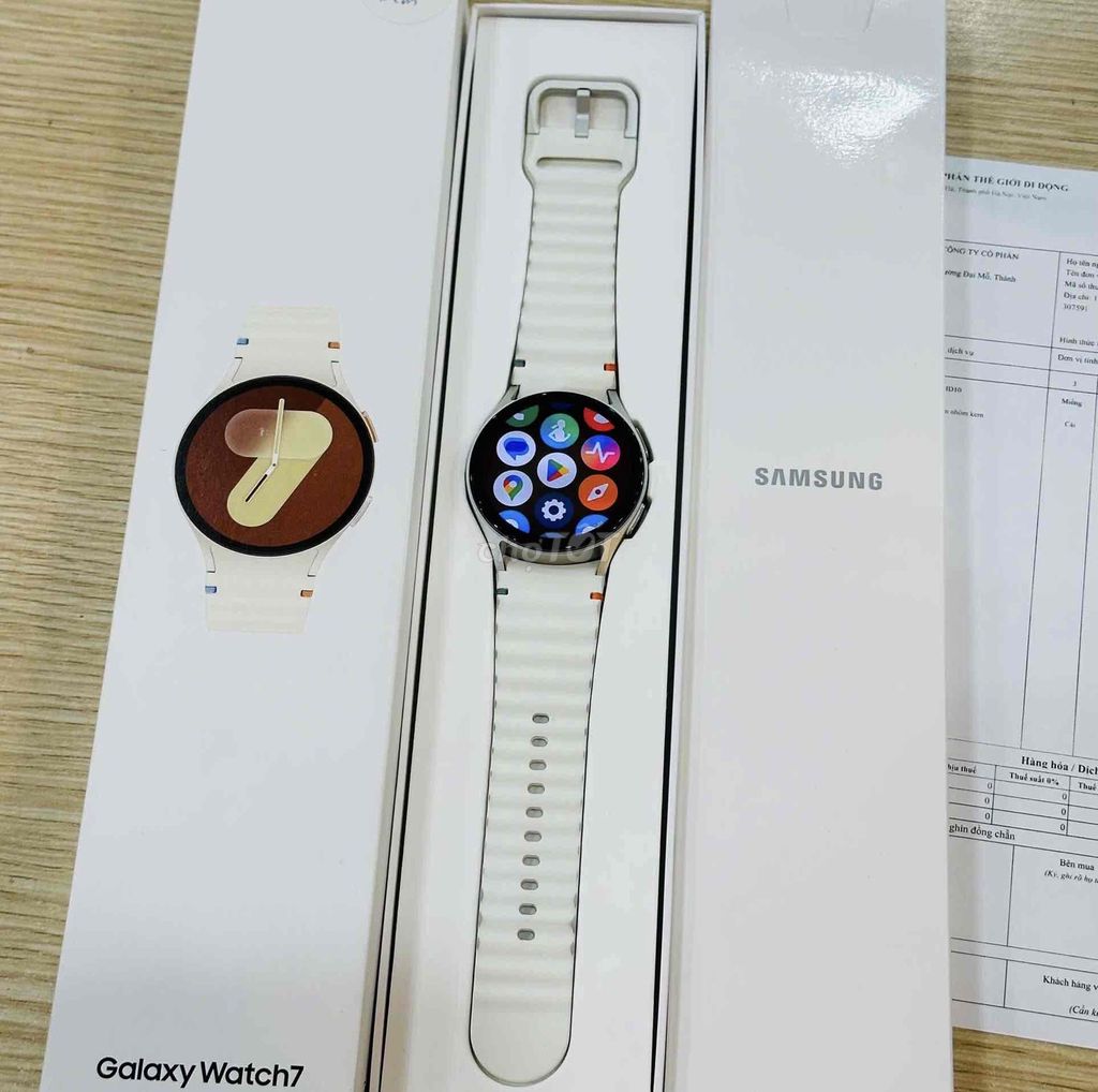 Samsung Galaxy Watch 7 Trắng 40mm Fullbox Đẹp. Mua bán Thiết bị đeo thông minh tại Quận Đống Đa Hà Nội được đăng bởi  Cường Táo hình 1