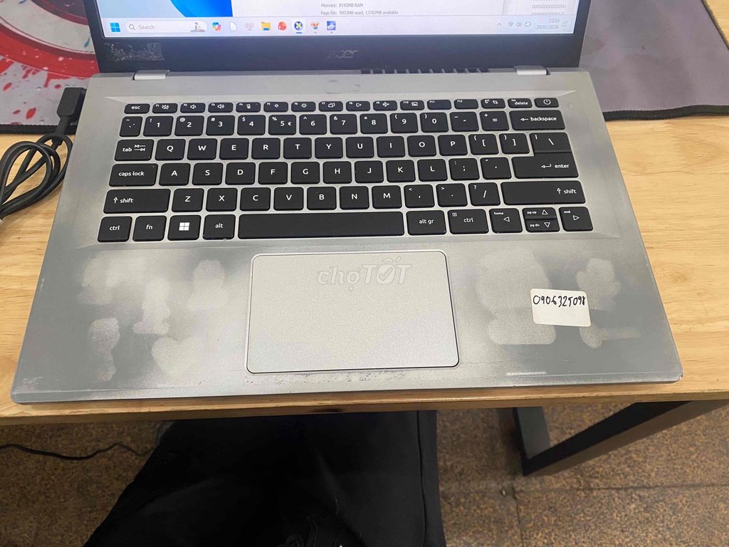 Acer Aspire A314-23M Ryzen 5 8GB/512GB. Mua bán Laptop tại Quận Đống Đa Hà Nội được đăng bởi Chí Hướng Computer hình 1