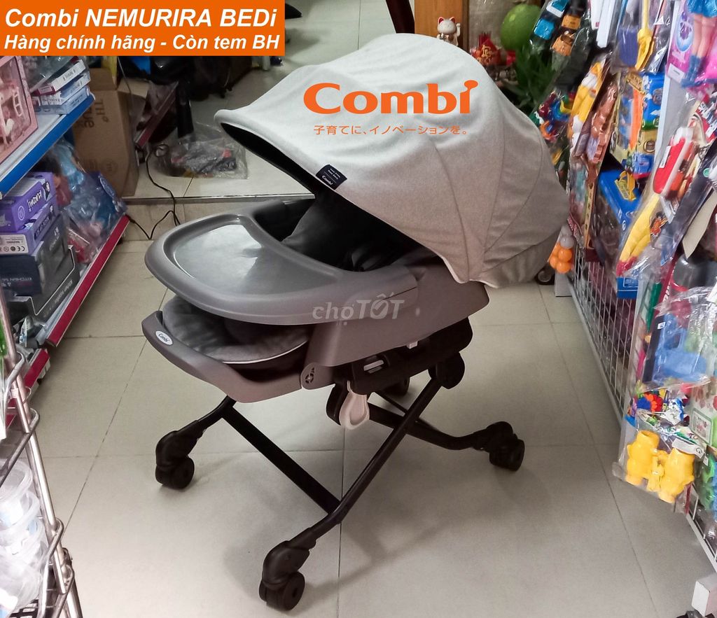Ghế nôi đa năng Combi NEMURIRA BEDi tem BH Combi. Mua bán Mẹ và bé tại Quận Phú Nhuận Tp Hồ Chí Minh được đăng bởi Thành Nguyên hình 1
