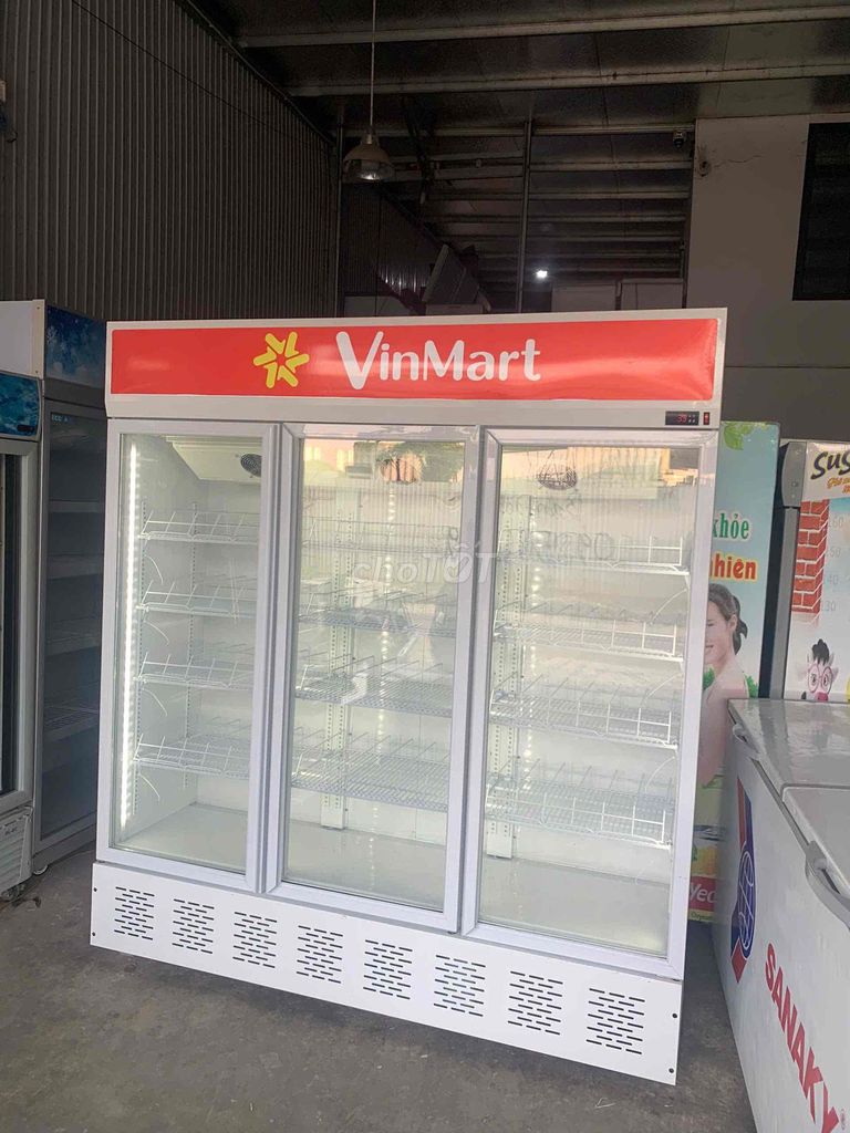 tủ mát 3 cánh kính trưng bày. Mua bán Tủ lạnh tại Quận Cầu Giấy Hà Nội được đăng bởi Kho Tủ Đông Tủ Mát Miền Bắc  hình 1
