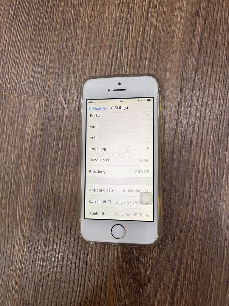 Apple iPhone SE 16GB Trắng Mỹ. Mua bán Điện thoại tại Quận Cẩm Lệ Đà Nẵng được đăng bởi Lê Bình Phương hình 1
