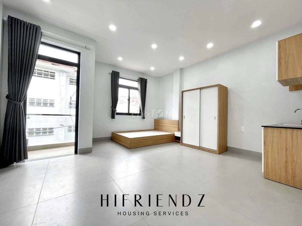 CĂN HỘ MỚI ĐỦ TIỆN NGHI BAN CÔNG - 2PN SÁT Q6 LÝ CHIÊU HOÀNG PHÚ LÂM