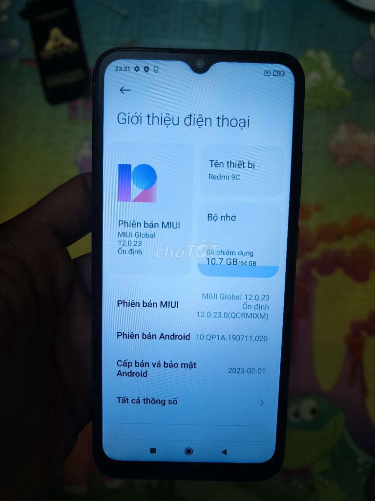 Redmi 9c 64g pin 5000 fun chức năng không lỗi lầm