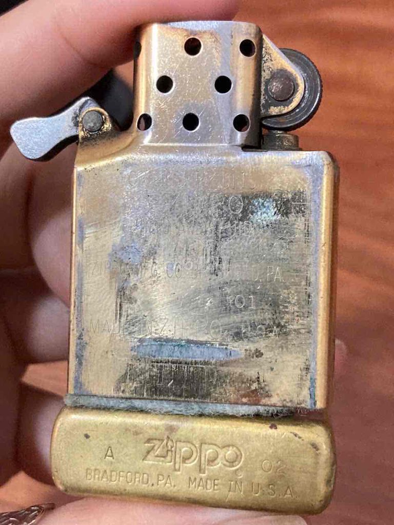 Zippo Đồng Khối Made In USA