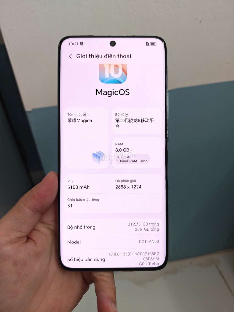 Honor Magic 5 8/256GB Pin 90. Mua bán Điện thoại tại Quận Gò Vấp Tp Hồ Chí Minh được đăng bởi Vân hình 1
