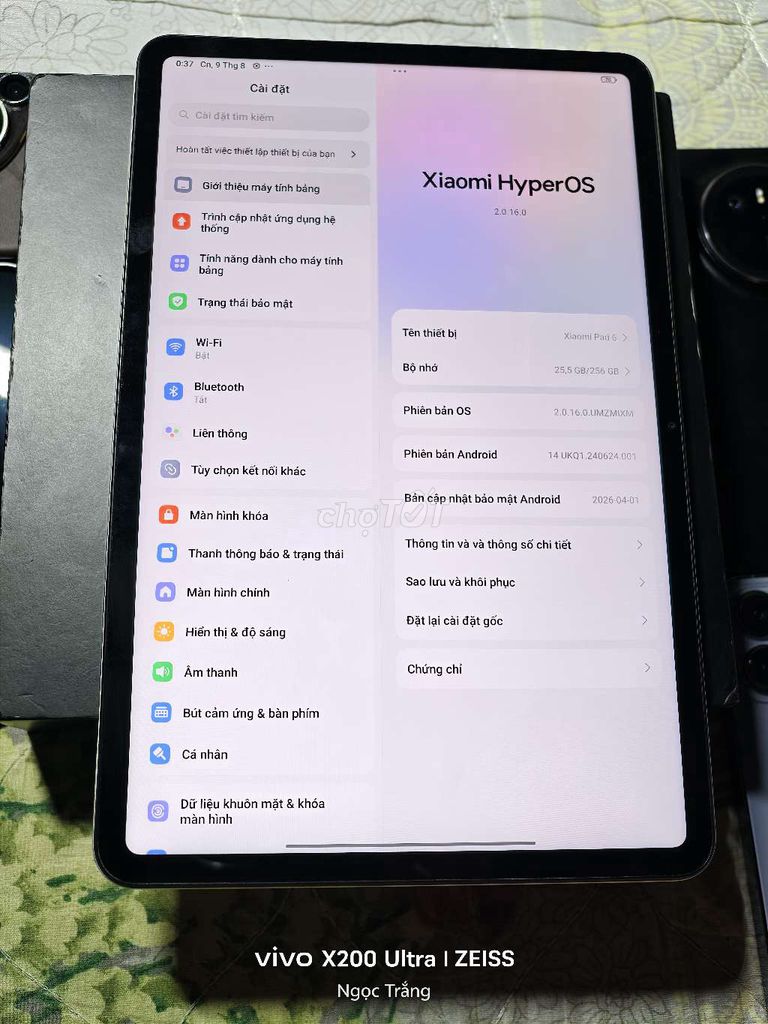 Xiaomi Mi Pad 6 8GB/256GB Bạc. Mua bán Máy tính bảng tại Quận 10 Tp Hồ Chí Minh được đăng bởi Trắng hình 1