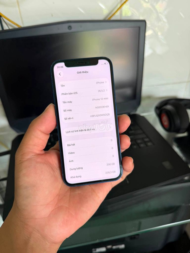 Apple iPhone 12 Mini 256GB Xanh. Mua bán Điện thoại tại Huyện Bình Chánh Tp Hồ Chí Minh được đăng bởi Hội Đồ Điện Tử hình 1