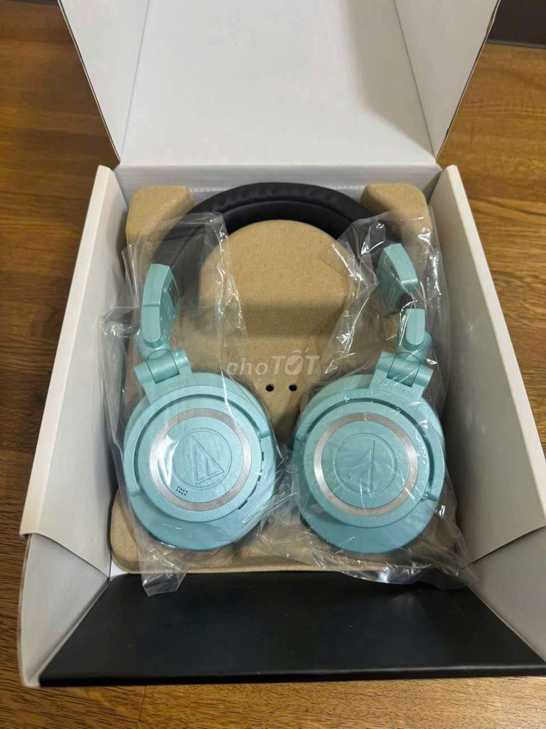 Tai nghe Audio Technica ATH-M50xBT2 Xanh băng. Mua bán Tivi, Âm thanh tại Huyện Thạch Thất Hà Nội được đăng bởi dat nguyen hình 1
