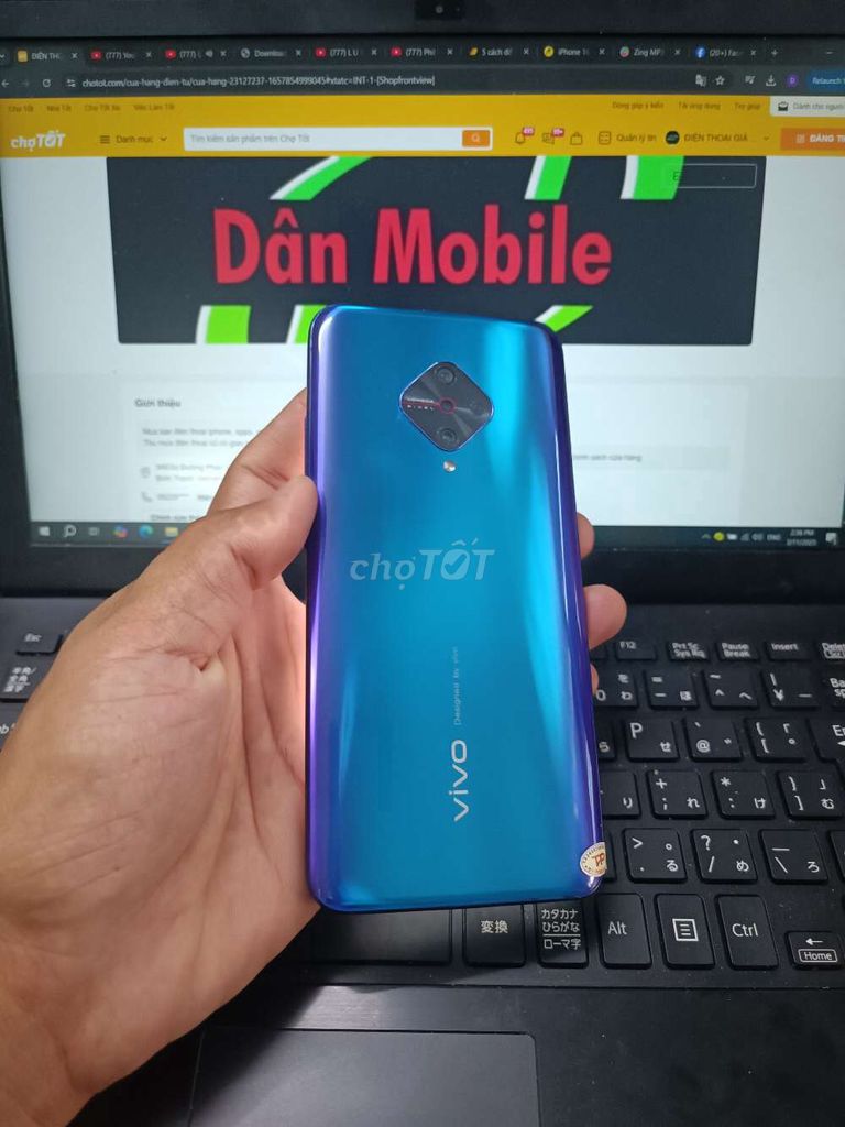 VIVO S1 PRO 8GB.128GB PIN 4500 SNAP 665 MÁY ĐẸP. Mua bán Điện thoại tại Quận Bình Thạnh Tp Hồ Chí Minh được đăng bởi Dân Mobile hình 1