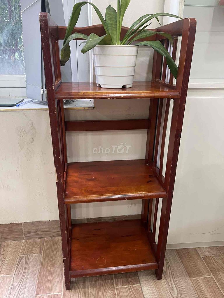 Kệ sách gỗ 3 tầng đơn giản. Mua bán Tủ, kệ gia đình tại Quận Gò Vấp Tp Hồ Chí Minh được đăng bởi Loan Trần hình 1