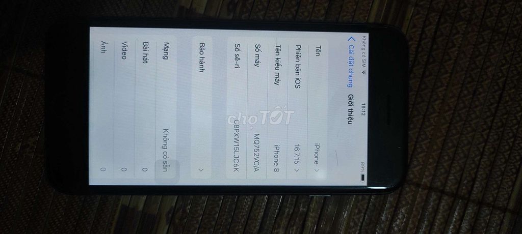 iPhone 8 64GB Đen. Mua bán Điện thoại tại Quận Hải An Hải Phòng được đăng bởi Hop Tran hình 1