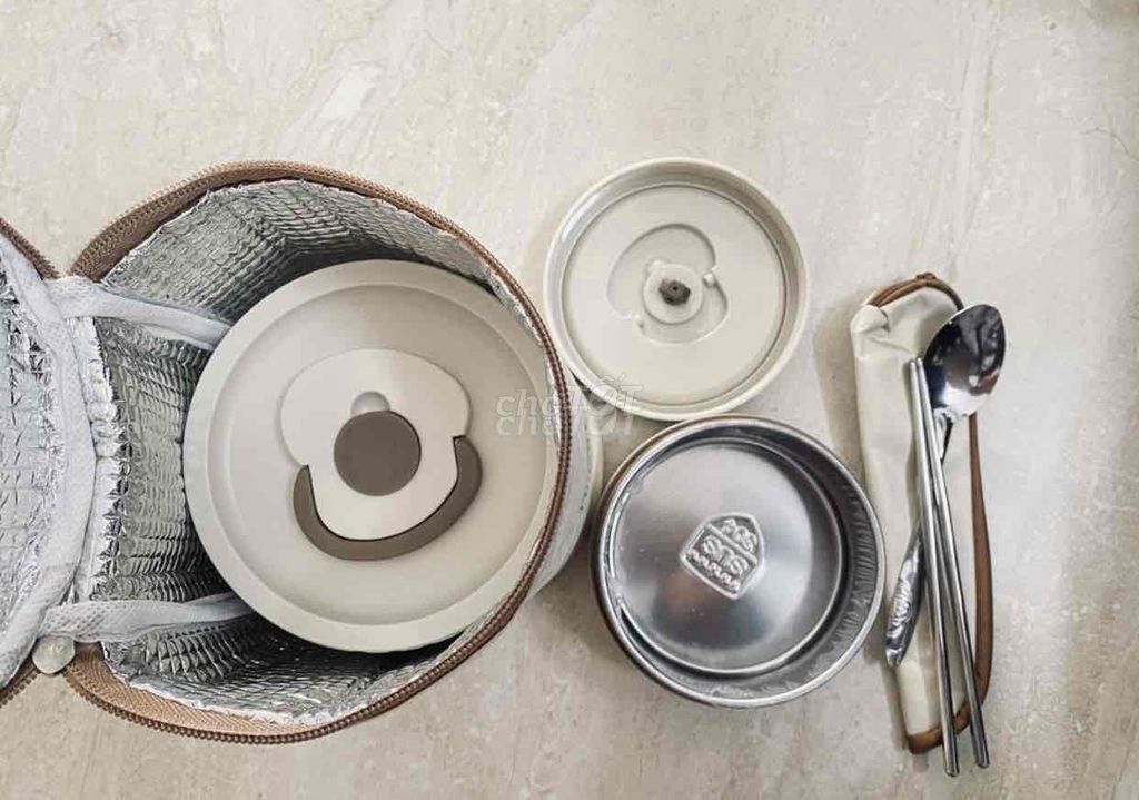 Hộp đựng cơm Inox 3 ngăn mới full. Mua bán Dụng cụ nhà bếp tại Quận 12 Tp Hồ Chí Minh được đăng bởi chuyên pass đồ mới  hình 1