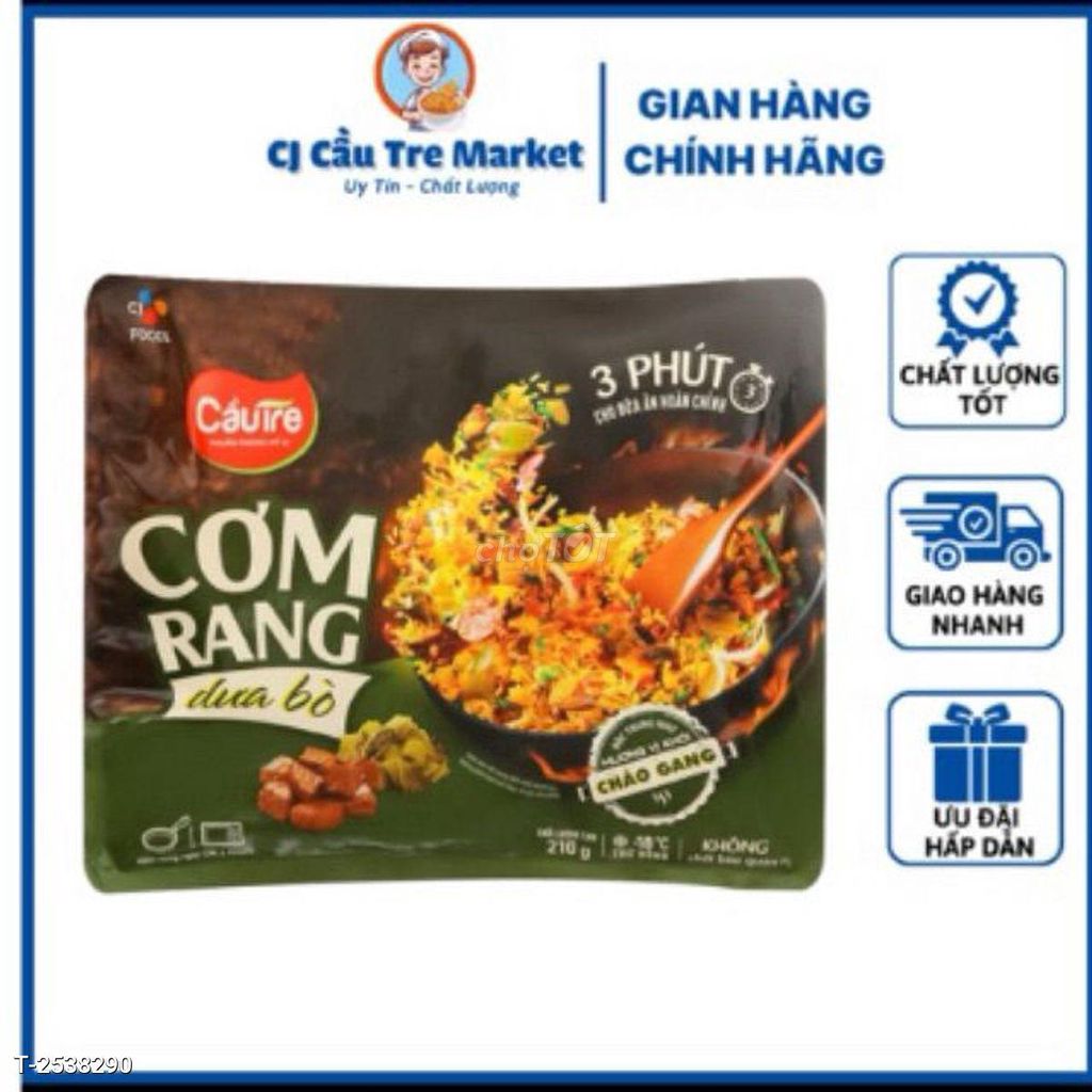 Cơm Rang Dưa Bò CJ Cầu Tre 210g SỈ LẺ TPHCM. Mua bán Đồ ăn, thực phẩm và các loại khác tại Quận 11 Tp Hồ Chí Minh được đăng bởi Siêu thị Anh Tú 88 hình 1