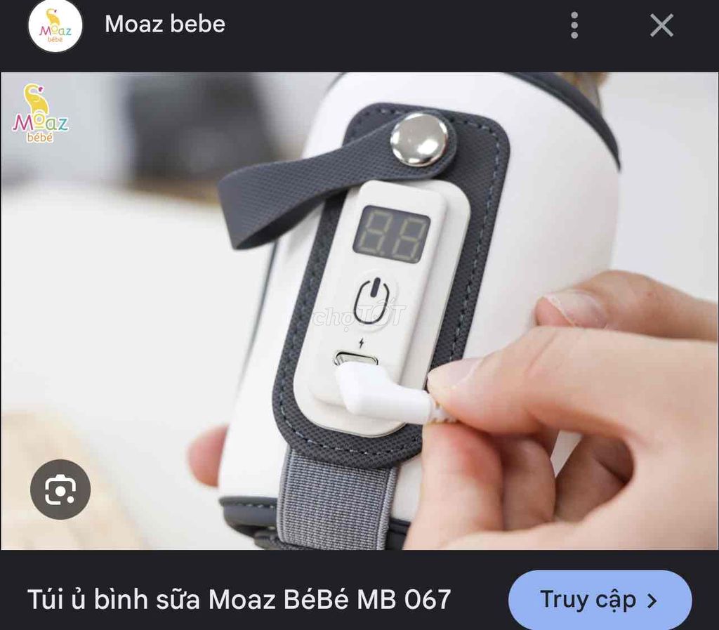 Thanh lý Túi ủ sữa di động hiệu Moaz bébé new 100%