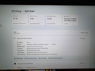 MSI delta 15 cấu hình khủng cho ae game thủ,design. Mua bán Laptop tại Quận Thanh Khê Đà Nẵng được đăng bởi Dương Hải