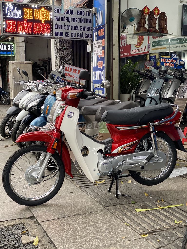 Xe số mới nhà Detech dáng dream siêu chất. Mua bán Xe máy tại Quận Tân Phú Tp Hồ Chí Minh được đăng bởi A Phước hình 2