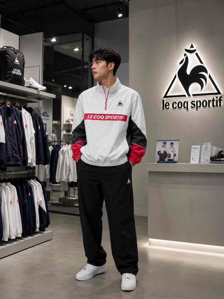 Áo khoác gió Le Coq Sportif Nam size L. Mua bán Quần áo tại Huyện Đức Trọng Lâm Đồng được đăng bởi Black 2hand  hình 1