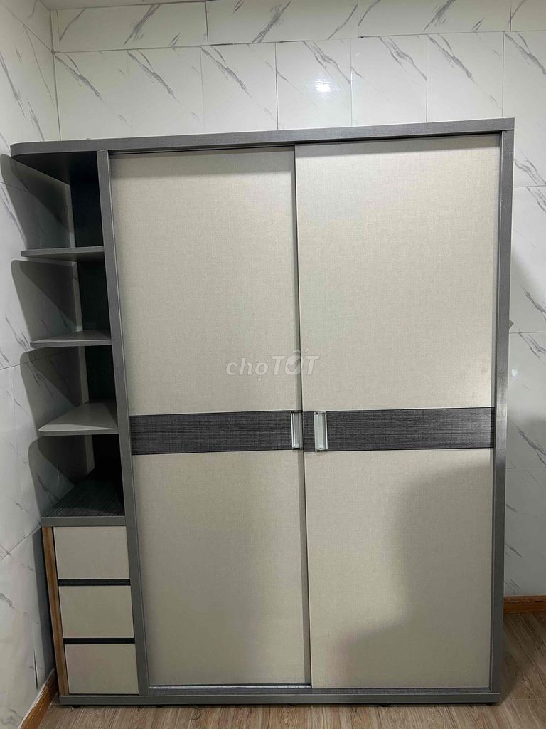 Tủ quần áo gỗ MDF 1m6 Mới 90%. Mua bán Tủ, kệ gia đình tại Quận Tân Phú Tp Hồ Chí Minh được đăng bởi Phúc Nguyễn hình 1