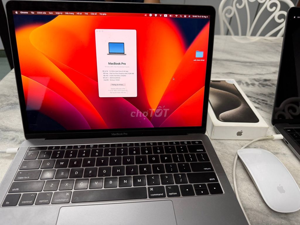 Macbook Pro 13-inch 2017 i5 Ram 8G SSD 256G