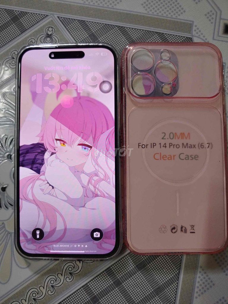 Apple iPhone 14 Pro Max 128GB Tím Đã thay pin 99%. Mua bán Điện thoại tại Thành phố Dĩ An Bình Dương được đăng bởi Thành Nguyễn  hình 1