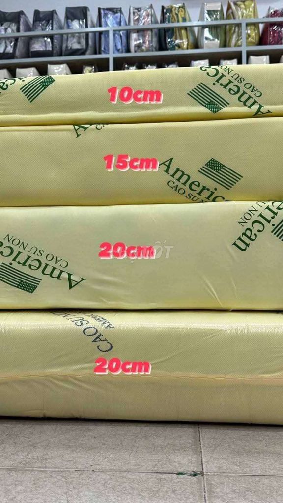 Nệm cao su non american freeship hcm. Mua bán Giường, chăn ga gối nệm tại Quận 12 Tp Hồ Chí Minh được đăng bởi Kho Nệm Cao Su Phát Tài hình 1
