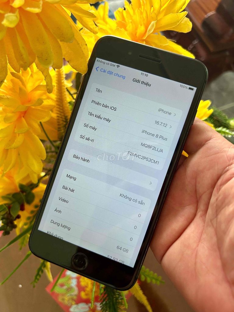 8 Plus 64GB Đen Có Vân Tay Main Zin. Mua bán Điện thoại tại Thành phố Cà Mau Cà Mau được đăng bởi Nguyễn An hình 1