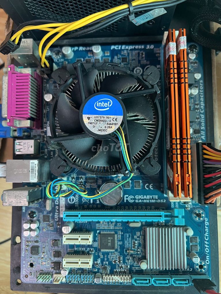 Mainboard Gigabyte H61M-DS2 I5 3570 8GB. Mua bán Linh kiện (RAM, Card...) tại Huyện Mê Linh Hà Nội được đăng bởi Khánh Nguyễn hình 1