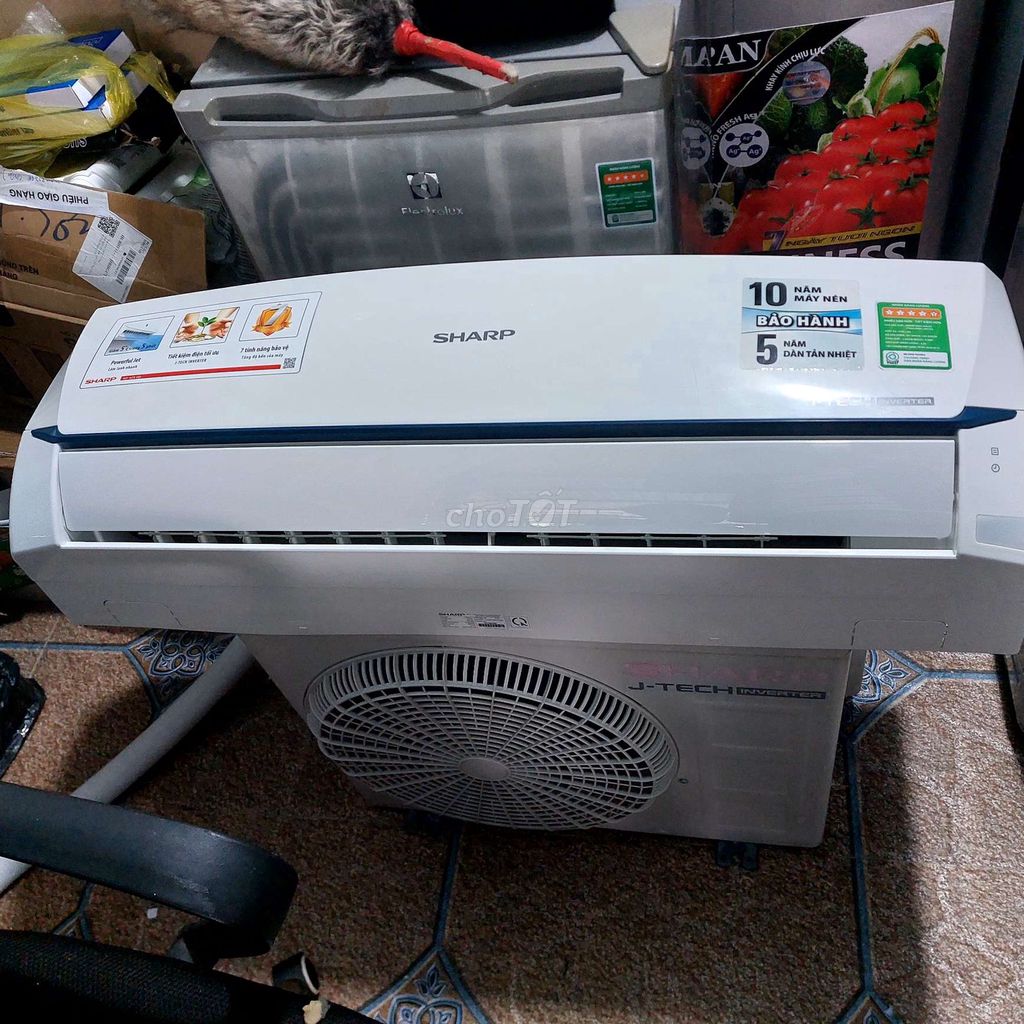 Máy lạnh Sharp 1 HP Inverter Trắng Đã sử dụng. Mua bán Máy lạnh, điều hoà tại Quận Ninh Kiều Cần Thơ được đăng bởi ĐIỆN LẠNH HOÀNG KHẢI hình 1