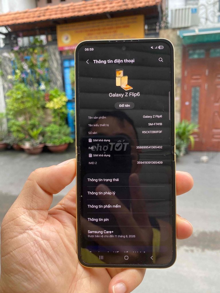 Samsung Galaxy Z Flip6 Vàng 12GB/256GB 5G. Mua bán Điện thoại tại Quận Gò Vấp Tp Hồ Chí Minh được đăng bởi HQ1986 Thanh Lý Cầm Đồ hình 1