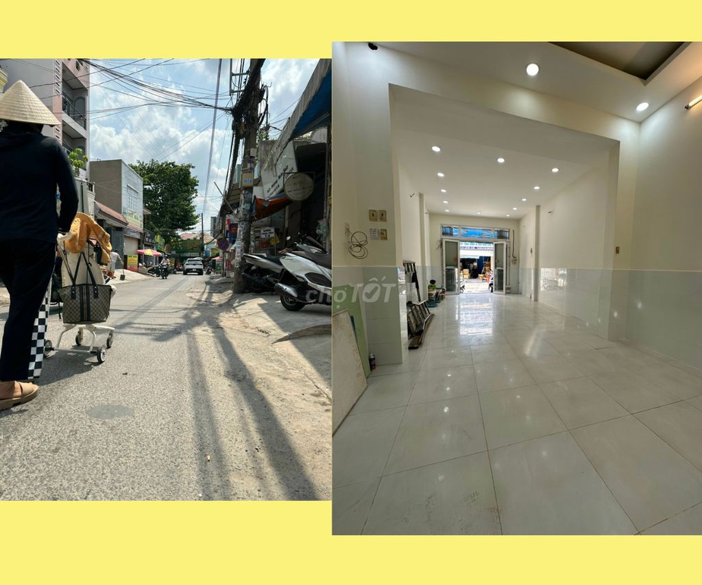 Cần Cho thuê nhà mặt tiền Đường Số 27 - Phường 6 - gần chợ An Nhơn